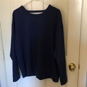 Nike Navy Crew Neck Sweatshirt